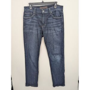 Joe's Jeans Men's 32 X 33 The Brixton Straight & Narrow Blue Denim Stretch Jeans